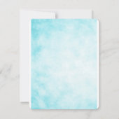 Glitzer-Meerjungfrau, danke, unter dem Meer zu Dankeskarte (Rückseite)