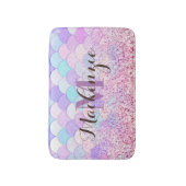 Glitzer Mermaid Badematte (Vorderseite Vertikal)