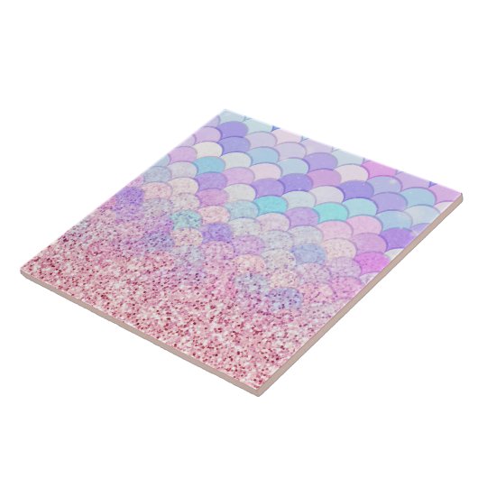 Glitzer Mermaid Fliese (Seite)