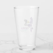 Glitzer Mermaid Glass Tumbler Gastgeschenk (Rückseite)