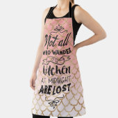 Glitzer Mermaid Scale Funny Quote Schürze (InSitu)