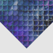 Glitzer Mermaid Scales Muster Seidenpapier (Ausschnitt)