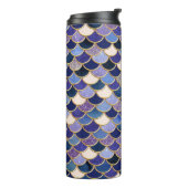 Glitzer Mermaid Scales Thermosbecher (Nach links gedreht)