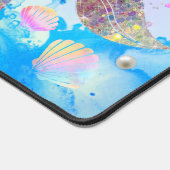 Glitzer mermaid Schwanz Schreibtischunterlage (Ecke)