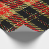 Glitzer Mickey Plaid-07 Geschenkpapier (Ecke)