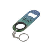Glitzer Mini Flaschenöffner (Rückseite Schrägansicht)