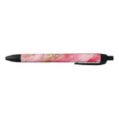 Glitzer-Minimal-Nahtloses-Rosa-Muster Kugelschreiber (Unterseite)