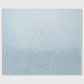 Glitzer mit blauen Imitaten Geschenkpapier (Flach)