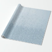 Glitzer mit blauen Imitaten Geschenkpapier (Ungerollt)