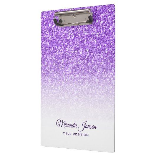 Glitzer mit Funken Klemmbrett (Links)