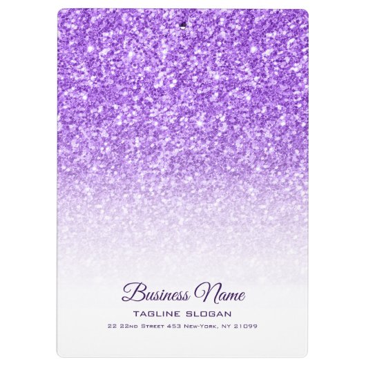 Glitzer mit Funken Klemmbrett (Rückseite)