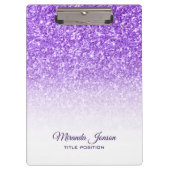 Glitzer mit Funken Klemmbrett (Vorderseite)