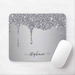 Glitzer mit glattem Handbuchstaben Mousepad