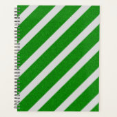 Glitzer mit grünem Streifen Planer (Vorderseite)