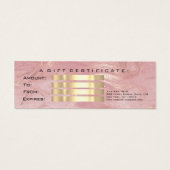 Glitzer mit kleinem Geschenkgutschein Pink (Rückseite)