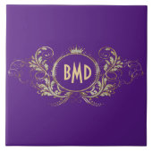 Glitzer mit schwarzen und Imitaten Fliese (Vorderseite)