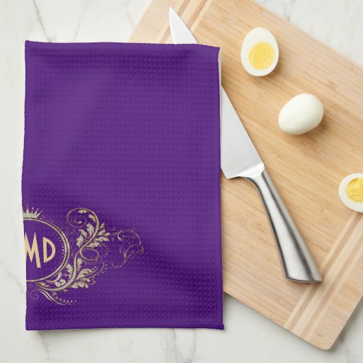 Glitzer mit schwarzen und Imitaten Geschirrtuch (Viertel Falte)