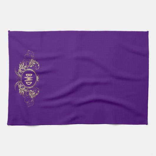 Glitzer mit schwarzen und Imitaten Geschirrtuch (Horizontal)