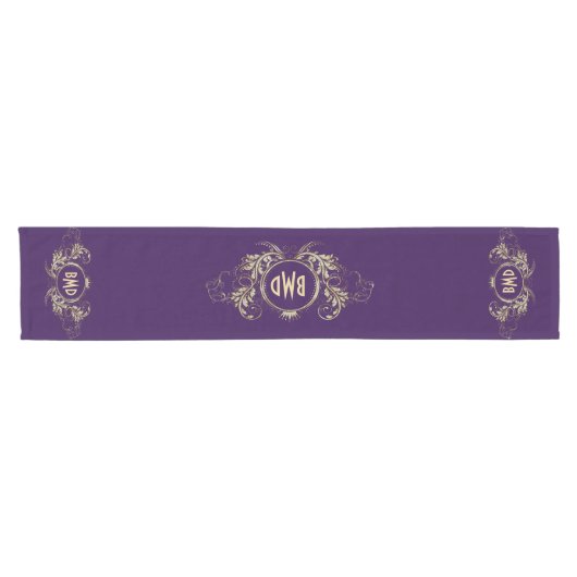 Glitzer  mit schwarzen und Imitaten Kurzer Tischläufer (Horizontal)