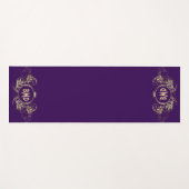 Glitzer  mit schwarzen und Imitaten Yogamatte (Vorderseite (Horizontal))