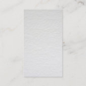 Glitzer mit schwarzer Tinte und Imitaten Visitenkarte (Rückseite)