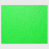 Glitzer mit weichem Lime Geschenkpapier (Flach)
