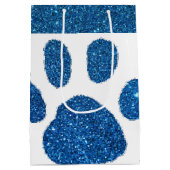 Glitzer Mittlere Geschenktüte (Rückseite)