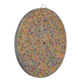 Glitzer-Mode-Multicolor-Malerei #2 Dartscheibe (Vorderseite Links)