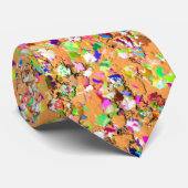 Glitzer-Mode-Multicolor-Malerei #2 Krawatte (Gerollt)