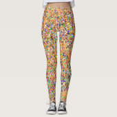 Glitzer-Mode-Multicolor-Malerei #2 Leggings (Vorderseite)