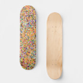 Glitzer-Mode-Multicolor-Malerei #2 Skateboard (Vorderseite)
