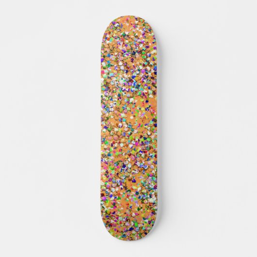 Glitzer-Mode-Multicolor-Malerei #2 Skateboard (Vorne)