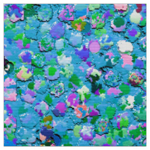 Glitzer-Mode-Multicolor-Malerei #2 Stoff