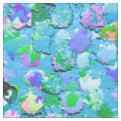 Glitzer-Mode-Multicolor-Malerei #2 Stoff (Nahaufnahme)