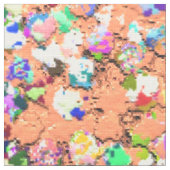 Glitzer-Mode-Multicolor-Malerei #5 Stoff (Nahaufnahme)