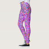 Glitzer-Mode-Multicolor-Malerei Leggings (Links)