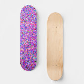 Glitzer-Mode-Multicolor-Malerei Skateboard (Vorderseite)