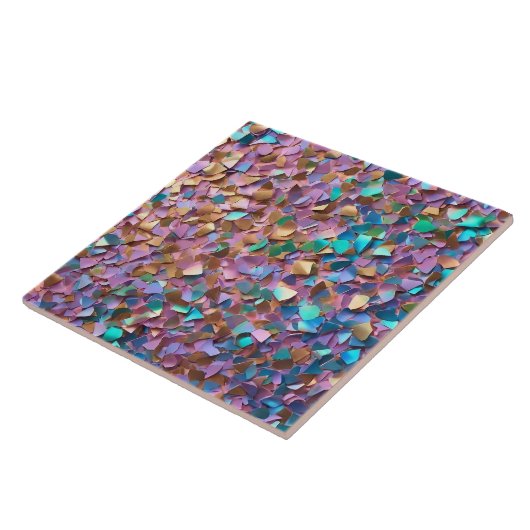 Glitzer Moderne opal-holografische Sammlung Fliese (Seite)