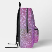 Glitzer-Monogramm Bedruckter Rucksack (Links)