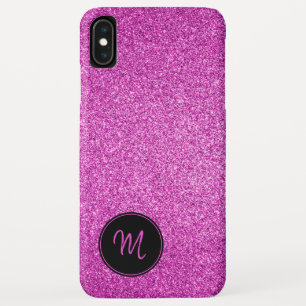 Glitzer Monogramm Minimalistisch Funkelnd Case-Mate iPhone Hülle