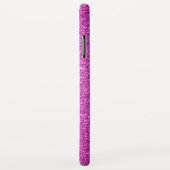 Glitzer Monogramm Minimalistisch Funkelnd Case-Mate iPhone Hülle (Hinten/Rechts)