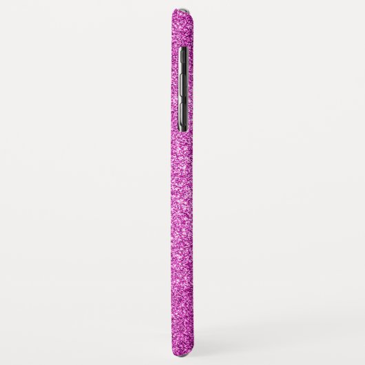 Glitzer Monogramm Minimalistisch Funkelnd Case-Mate iPhone Hülle (Hinten/Links)