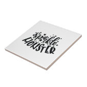 Glitzer-Monster-Halloween Fliese (Seite)
