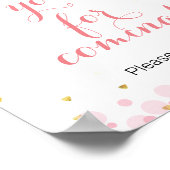 Glitzer Moon Danke, dass ihr gekommen seid Fevor S Poster (Ecke)