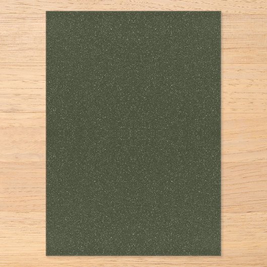 Glitzer Moss Green Acrylic Einladung - Anpassen (Vorderseite)