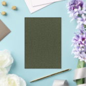 Glitzer Moss Green Acrylic Einladung - Anpassen (In Situ (Hochzeit))