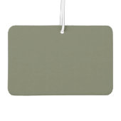 Glitzer Moss Green Custom Air Freshener Autolufterfrischer (Rückseite)