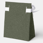Glitzer Moss Green Gevor Box - Anpassbar Geschenkschachtel (Rückseite)