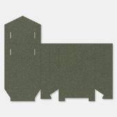 Glitzer Moss Green Gevor Box - Anpassbar Geschenkschachtel (Ungefaltet)