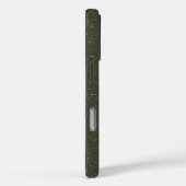 Glitzer Moss Green iPhone 16 Pro Case - Anpassen (Rückseite / Rechts)